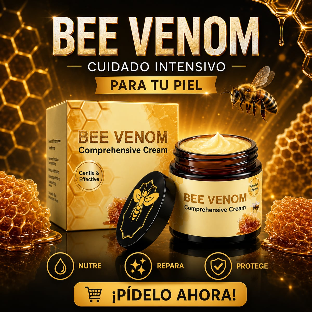 Crema premium reafirmante y rejuvenecedora con veneno de abeja - Bee Venom