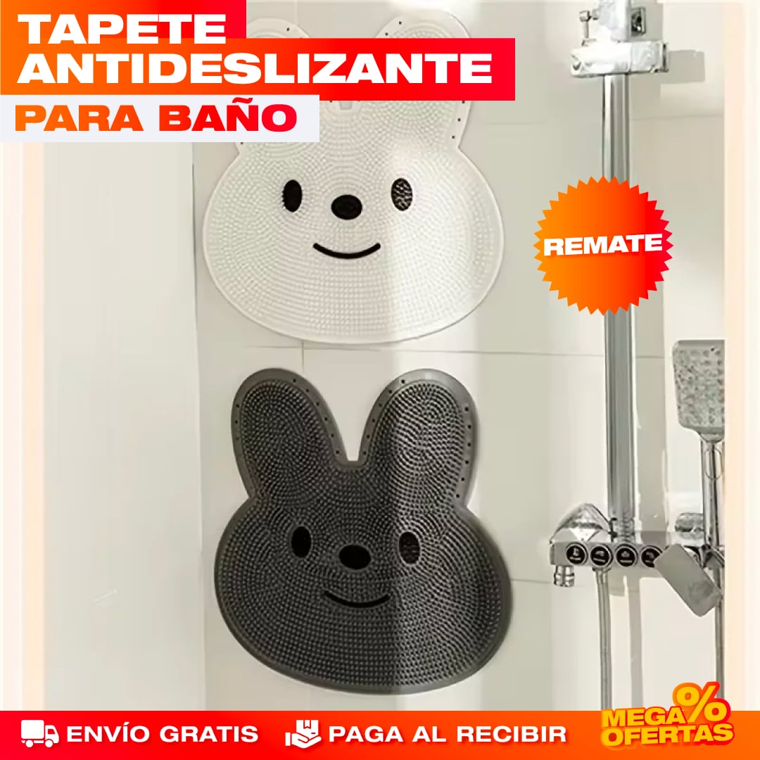 TAPETE DE LAVADO Y MASAJE DE PIES PARA LA DUCHA
