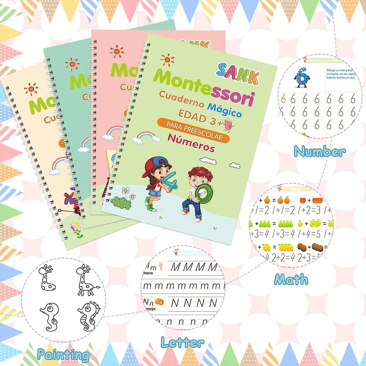 KIT LIBROS MÁGICOS DE CALIGRAFÍA