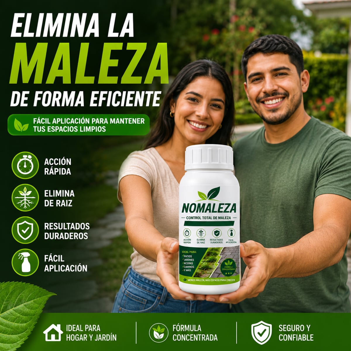 ✅ Elimina Maleza Total – Concentrado de Fácil Aplicación