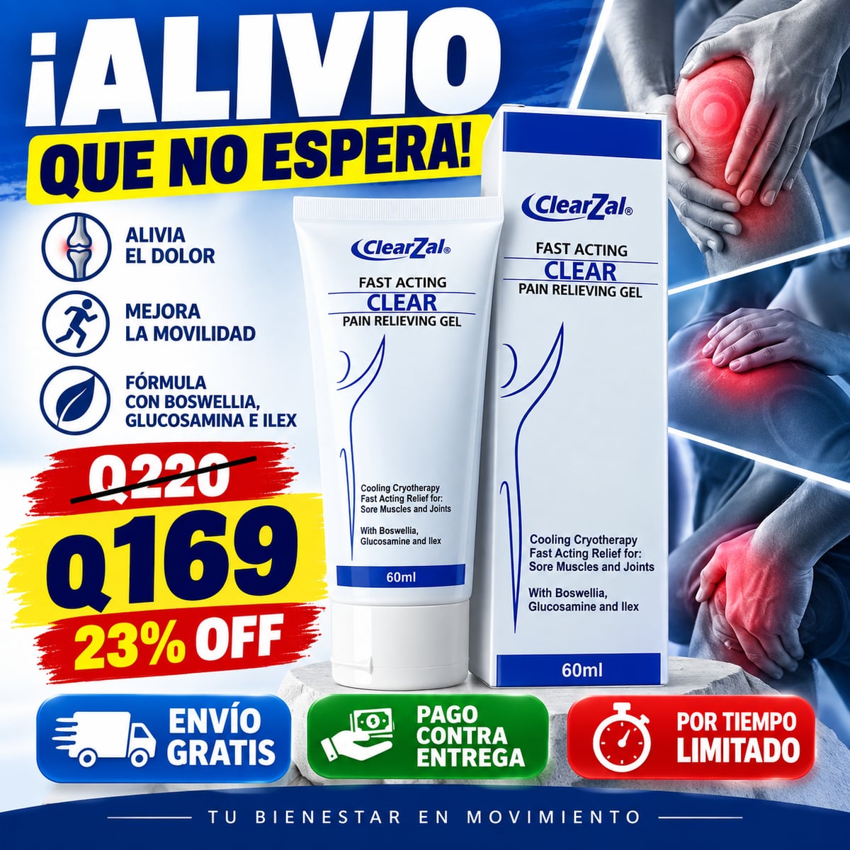 Aminio King: Alivio Ya — directo donde duele.
