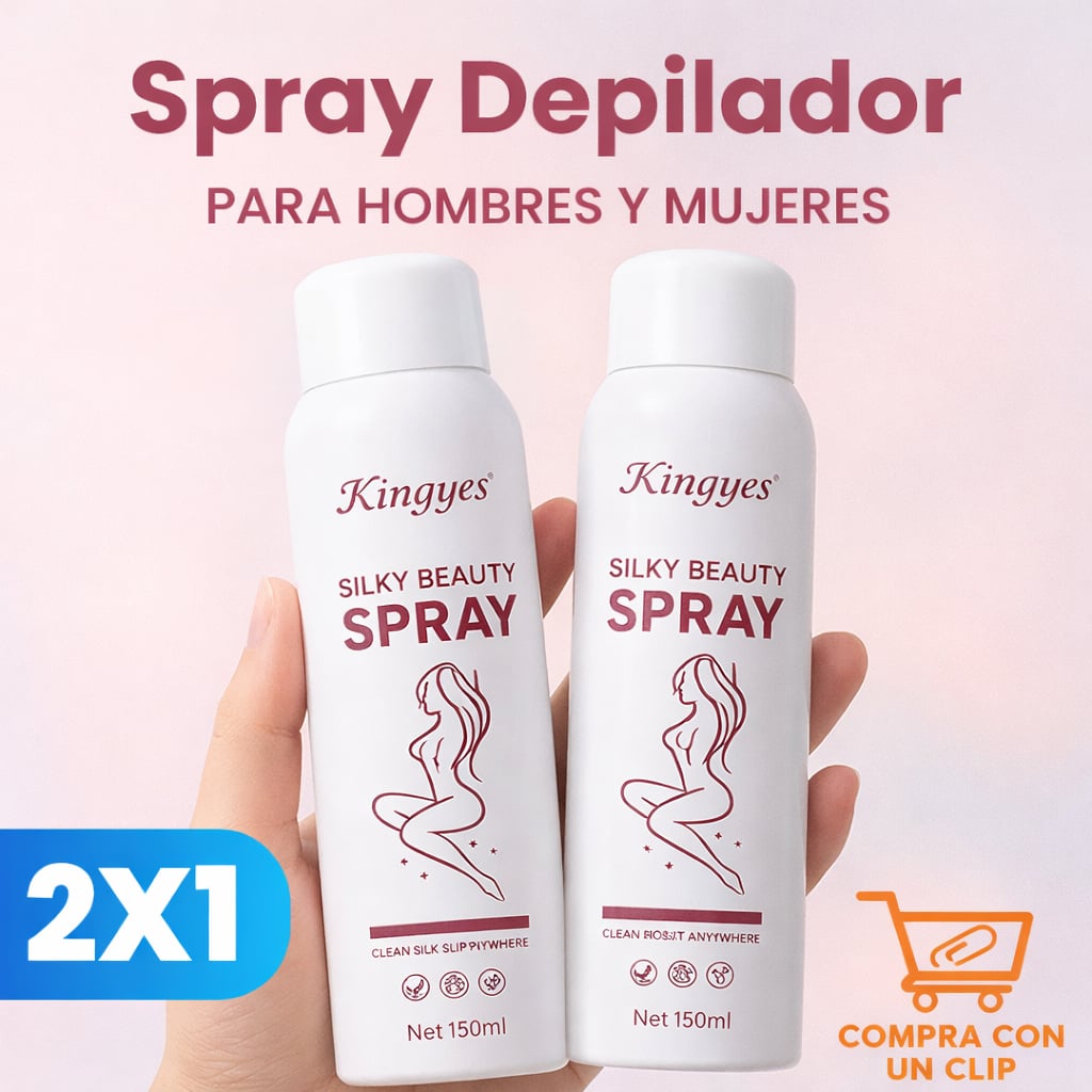 OFERTA 2x1 ⭐️ Spray Depilador para Hombres y Mujeres - 100% ORIGINAL Y SIN DOLOR