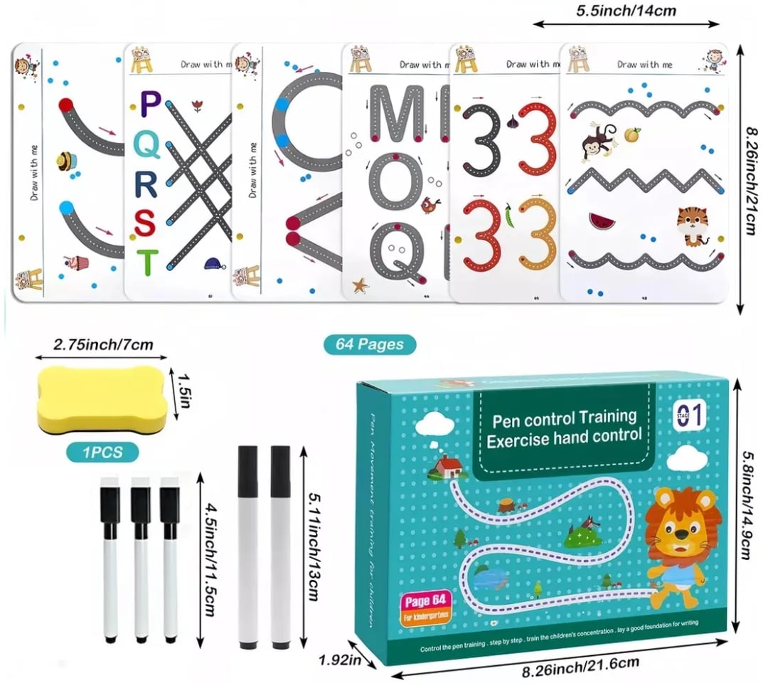 PAGA AL RECIBIR: GENIUS KIDS WORKBOOK - CUADERNO REUTILIZABLE DE ESTIMULACIÓN INTELIGENTE PARA NIÑOS
