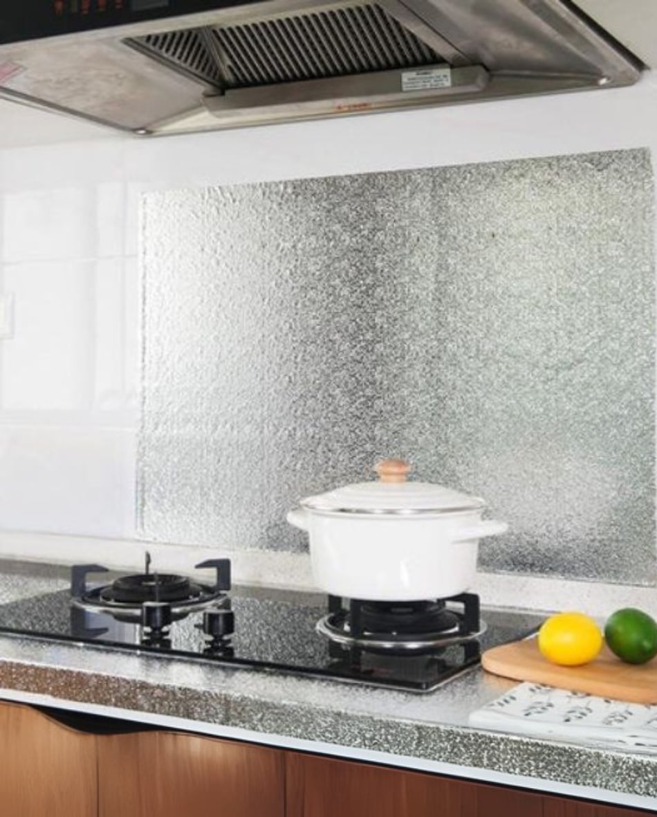 PAPEL DE COCINA ADHESIVO DE ALUMINO 2X1 + ENVIO GRATIS!