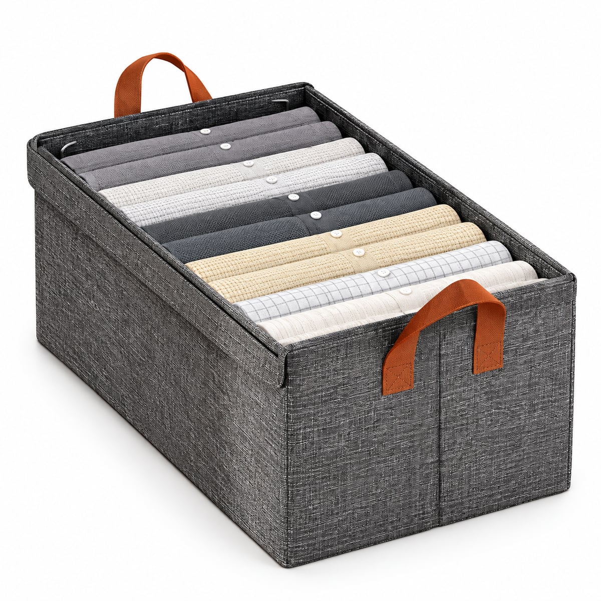 Ultimas Unidades-SET DE 2 ORGANIZADORES CON TAPA | Tu Ropa en Orden y a la Vista-Envío Gratis.