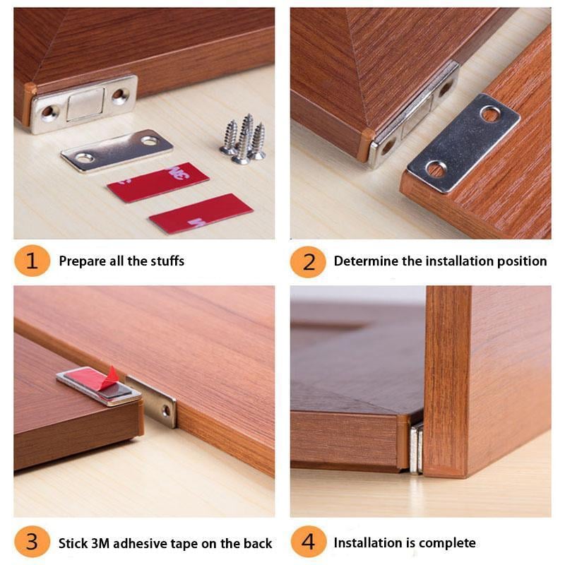 2x1 Cierra puertas Magnético Sin Perforaciones + OFERTA DE TEMPORADA
