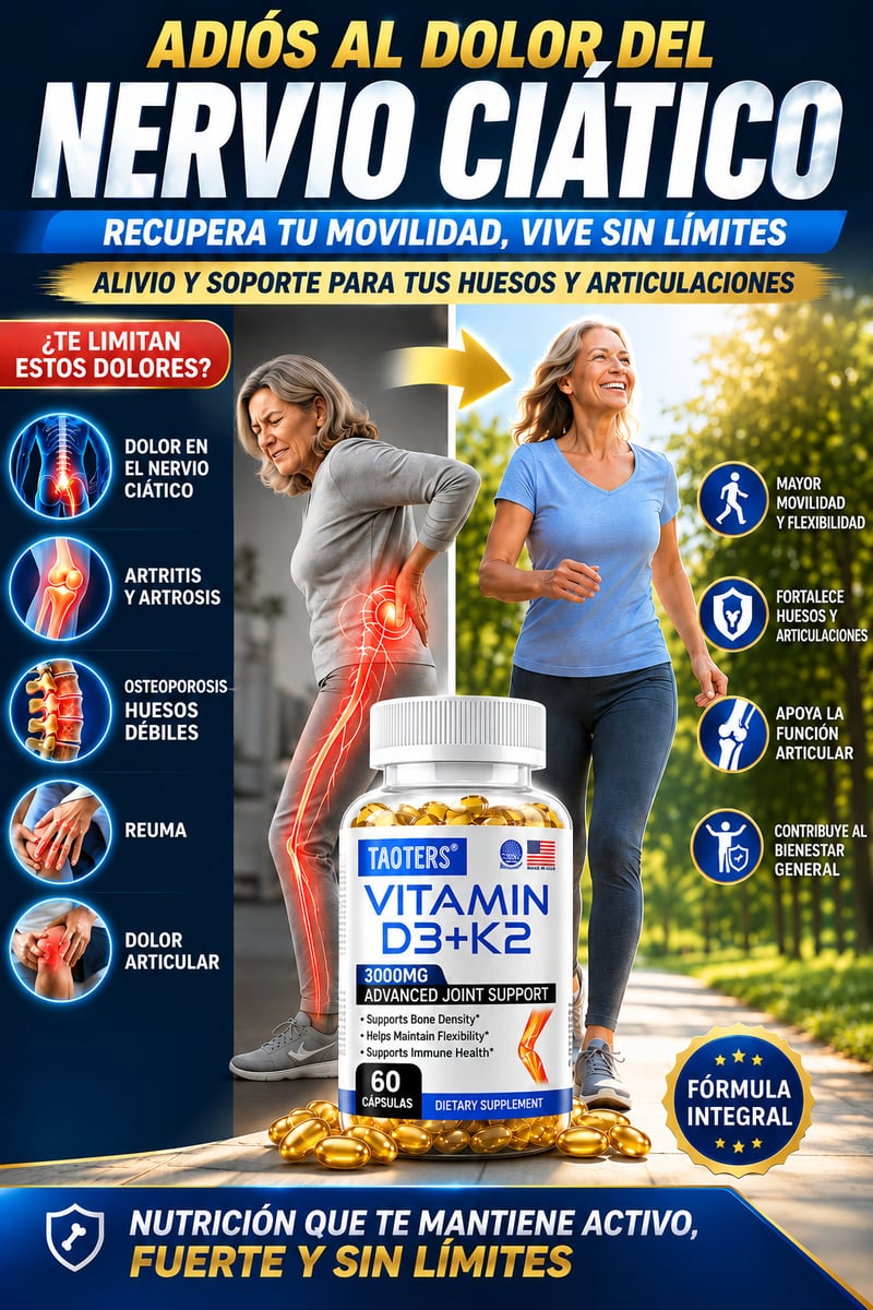 🦴 TAOTERS VITAMINA D3 + K2 + MINERALES ESCENCIALES PARA TU BIENESTAR DIARIO ☀️