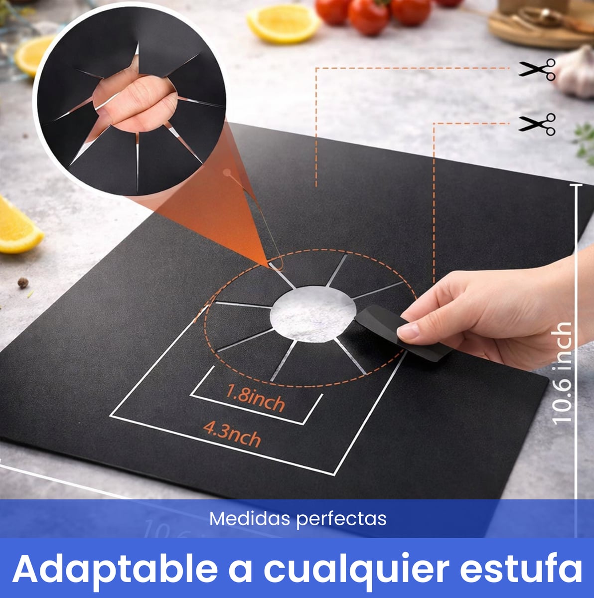 PROTECTOR DE ESTUFA COMBO X4