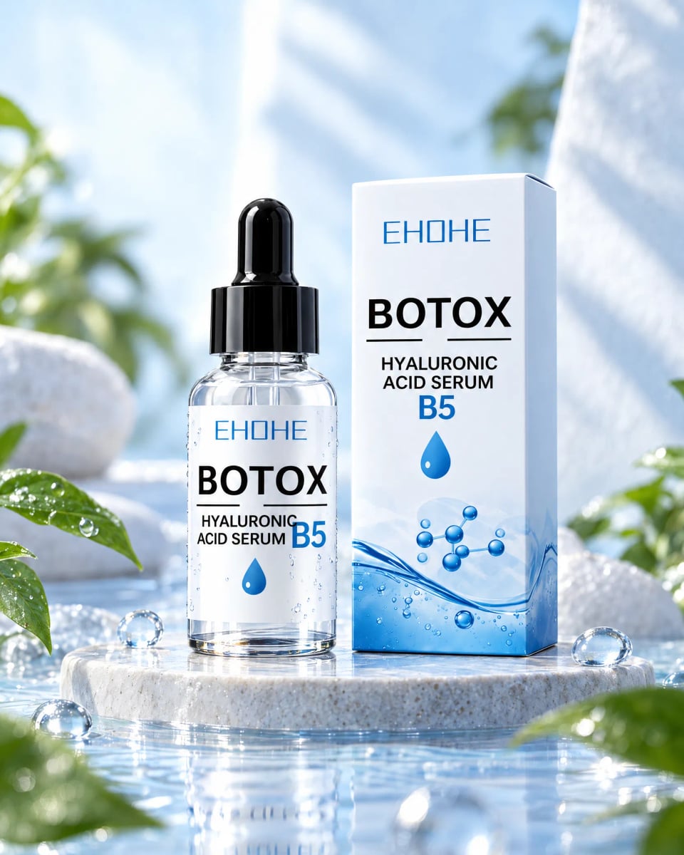 **EHOHE BOTOX — Serum Facial de Hidratación Intensiva con Ácido Hialurónico y Vitamina B5**
