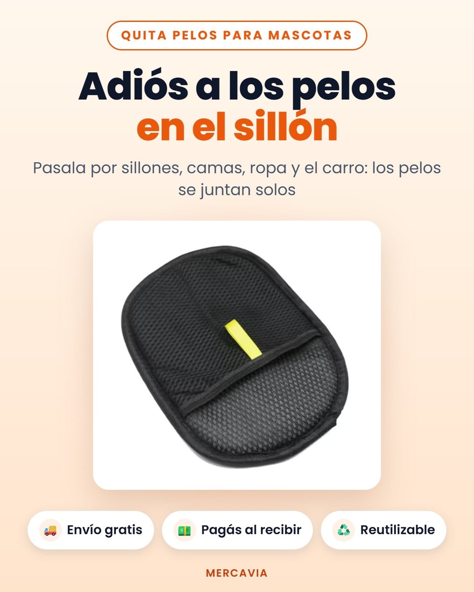 Manopla Quita Pelos para Mascotas – Reutilizable