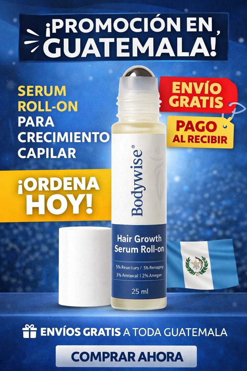 Sérum Capilar Bodywise™ Roll-On con Romero - Paga al recibir + Envío Gratis 🏠🚗🔥