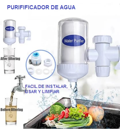 ULTIMAS UNIDADES💧FILTRO PURIFICADOR DE AGUA💧CUIDA LA SALUD DE TUS SERES QUERIDO+ENVIO GRATS🎁