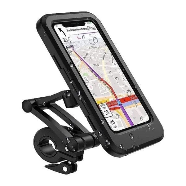 SOPORTE PREMIUM CELULAR MOTO BICICLETA IMPERMEABLE