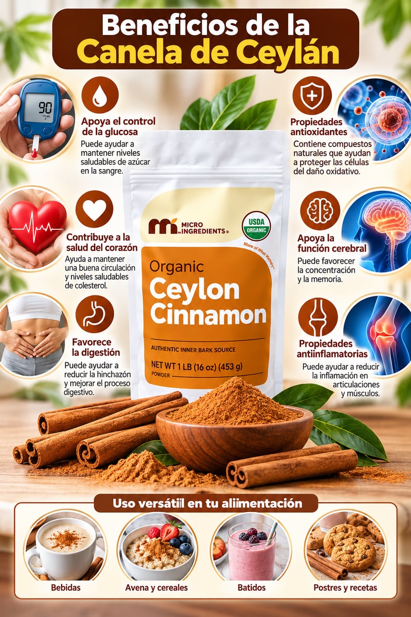CEYLON CINNAMON POLVO 453G