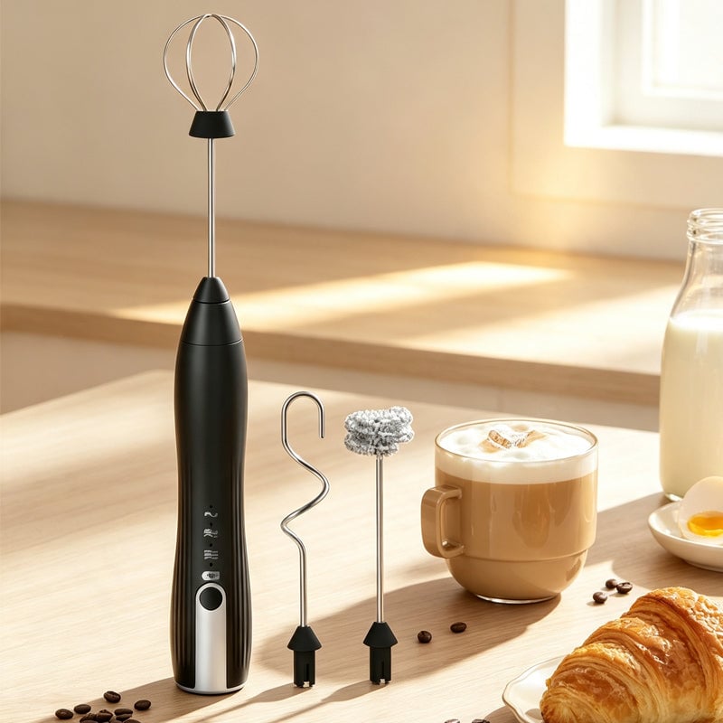 Espumador de Leche Eléctrico Recargable de Mano - Envío Gratis!