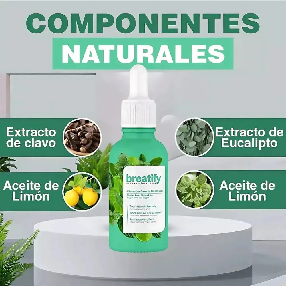 DESPÍDETE DEL MAL ALIENTO BREATIFY + ENVÍO GRATIS