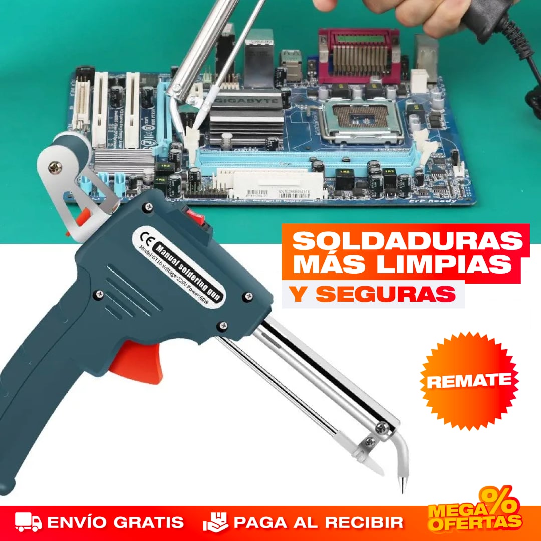 PISTOLA DE SOLDADURA DE ESTAÑO ELÉCTRICA