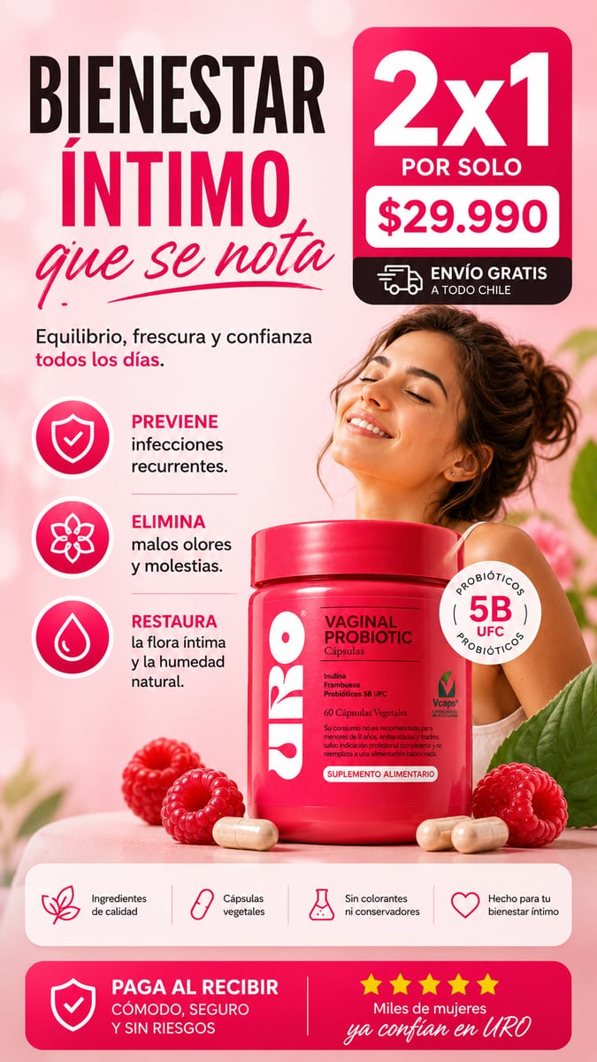 🌸URO Probióticos Original - Salud íntima Femenina 🌸