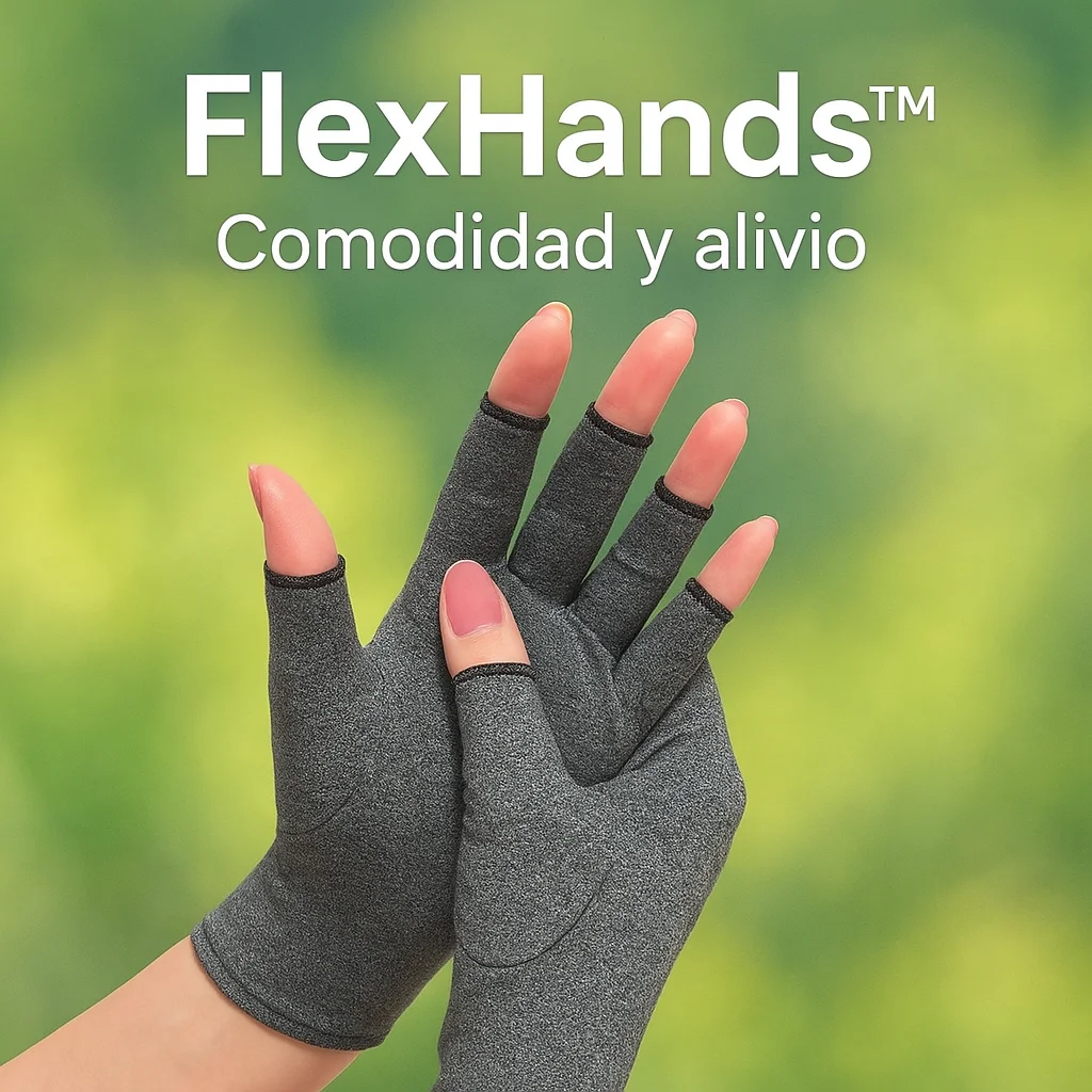FlexHands™ - Guantes de compresión para artritis y artrosis - Comodidad y Alivio