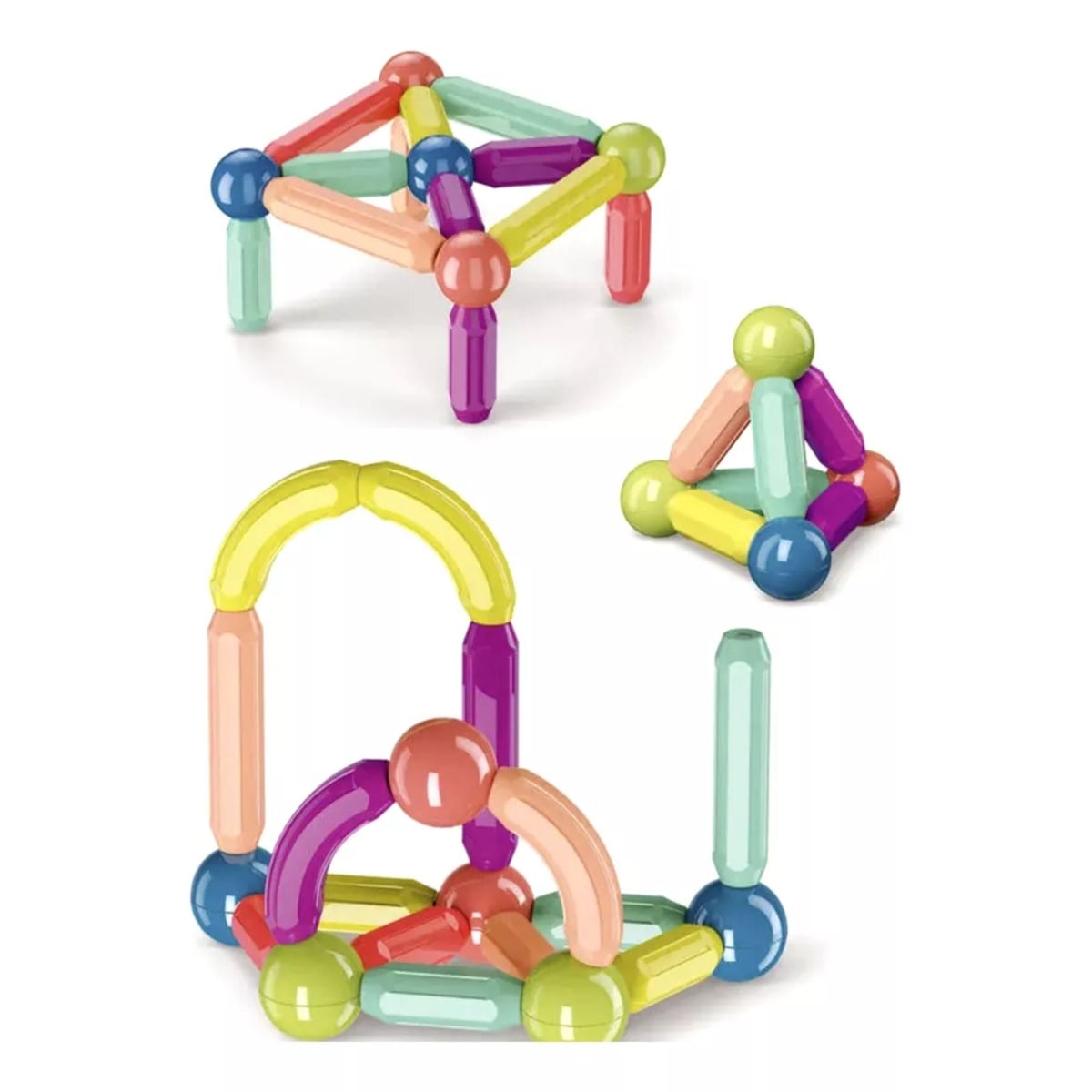 Magnetic Sticks 25pcs. Bloques Magnéticos. Palitos Magneticos