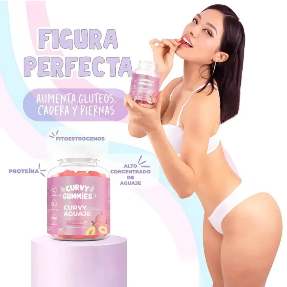 Curvy Gummies Glúteos Naturales
