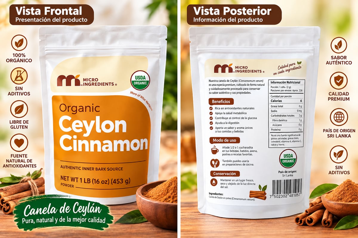 CEYLON CINNAMON POLVO 453G