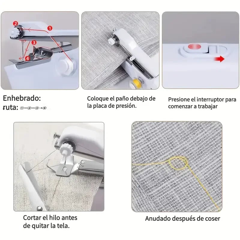 Mini Máquina de Coser de mano + ENVÍO GRATIS