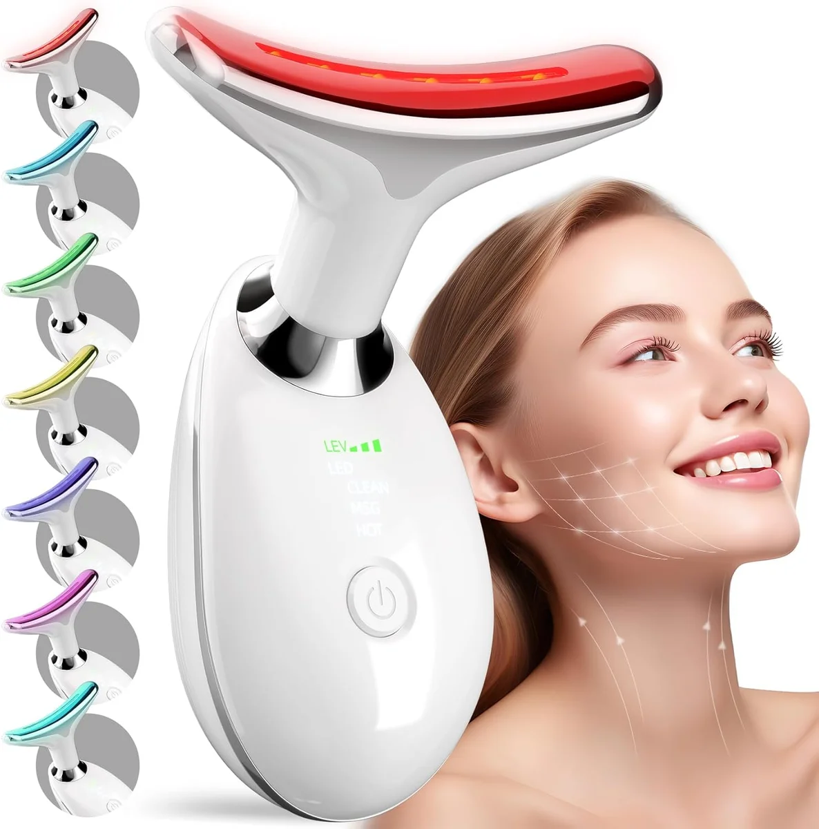 Masajeador Facial - Terapia de Luz Facial Antienvejecimiento