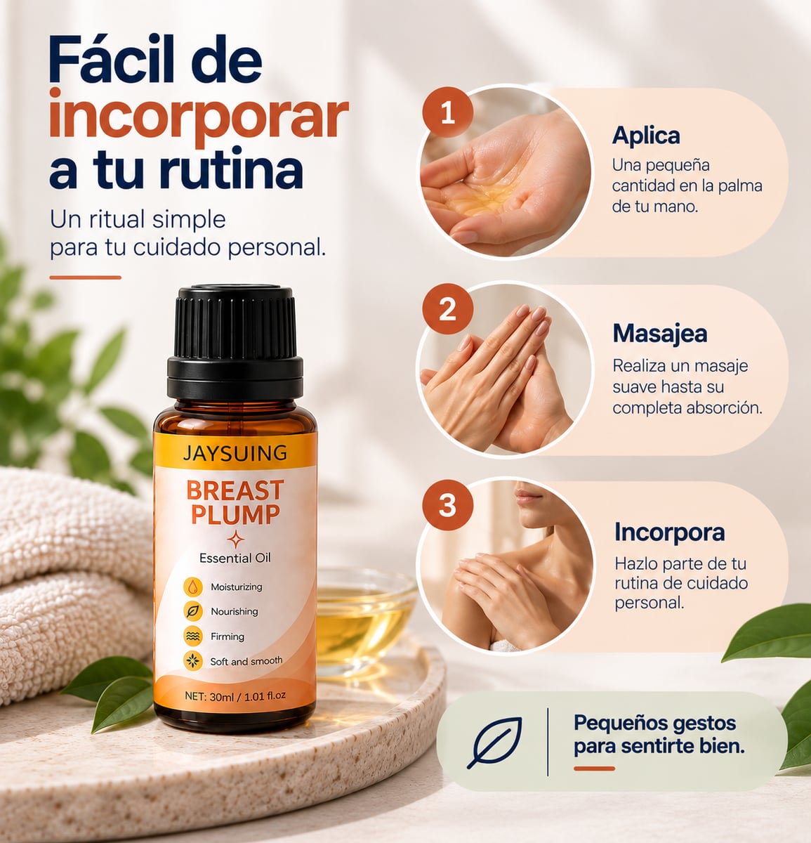 Aceite de Masaje para el Cuidado de la Piel