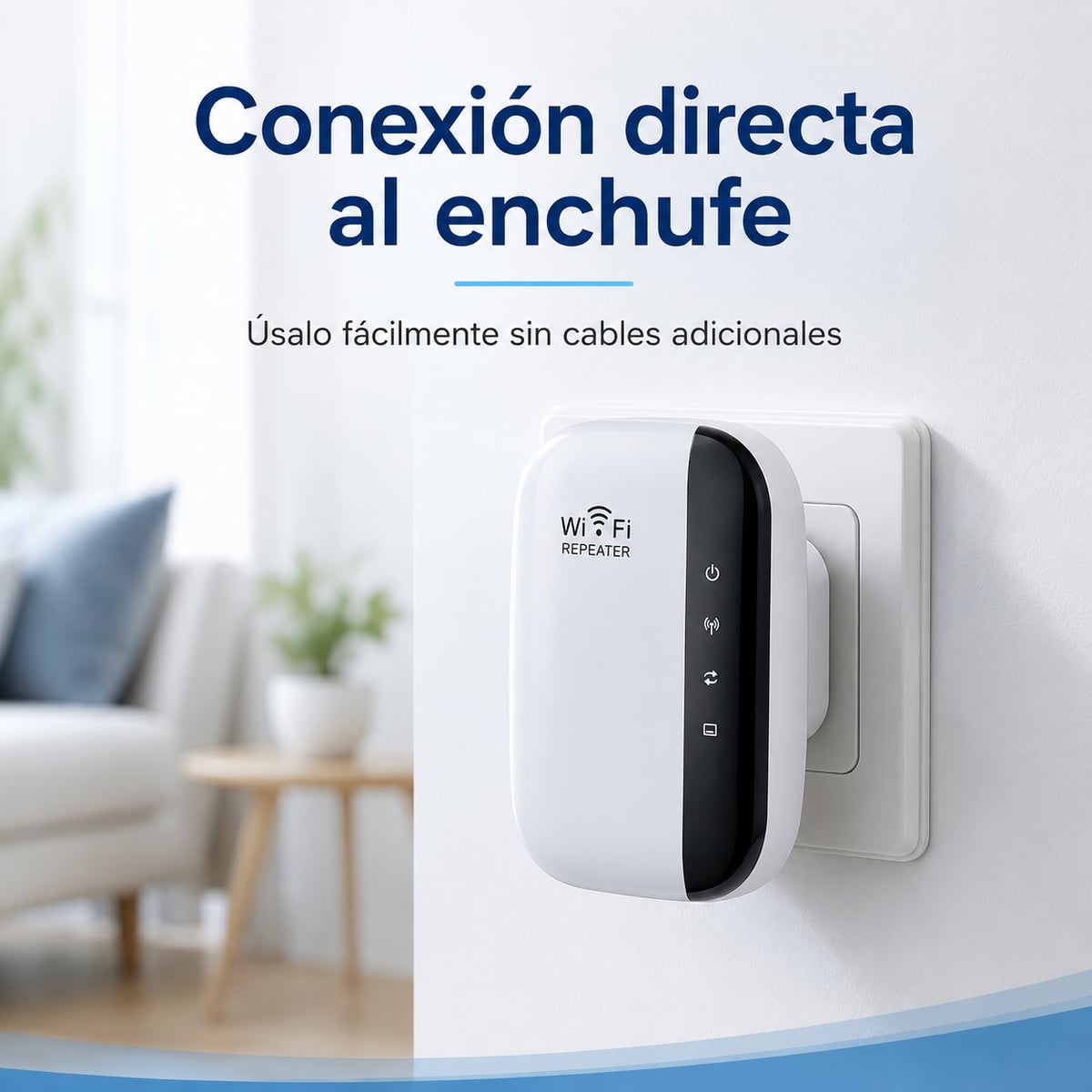 Amplificador WiFi Pro – Cobertura Extendida para Casa y Oficina