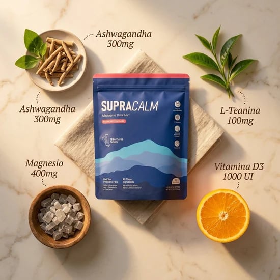 SuperCalm® | Dile adiós al Estrés Crónico Y a esos Kilos de mas por el Cortisol Elevado...