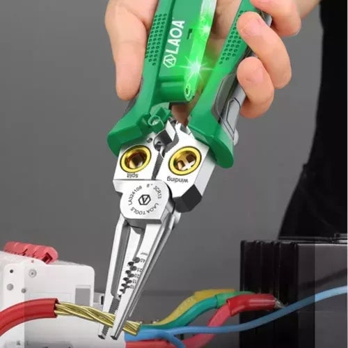 Alicate Multiherramientas Eléctrico Profesional Compacto