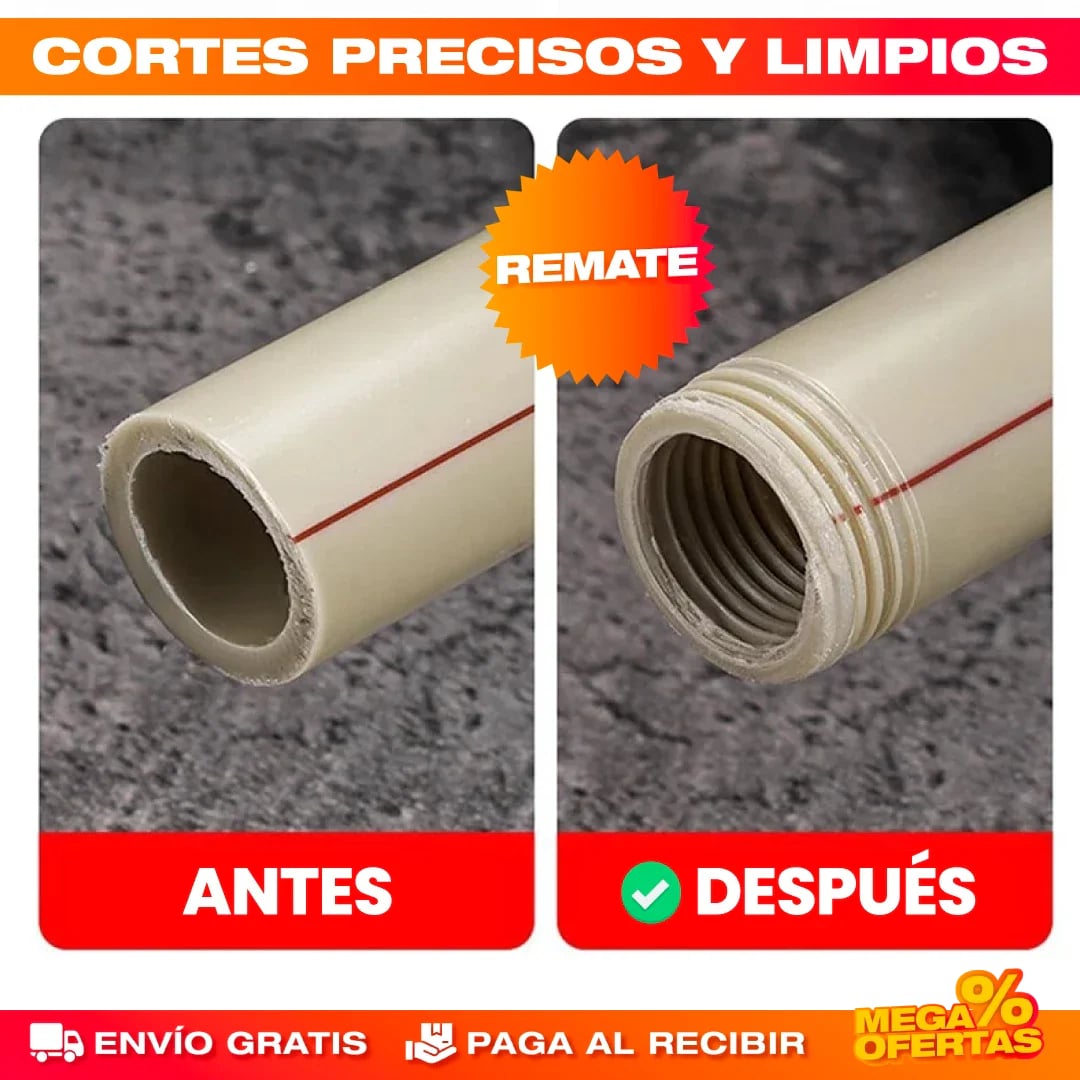 SET X2 GUÍA DE ROSCADO TUBERÍA PVC