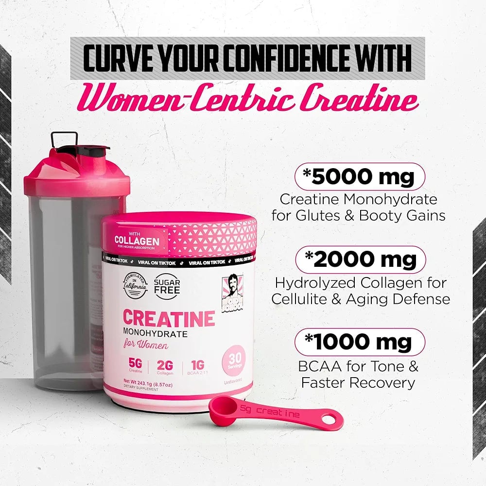 CREATINE MONOHYDRATADA🍑 3 EN 1 (+COLAGENO) + ENVIO GRATIS 🎁