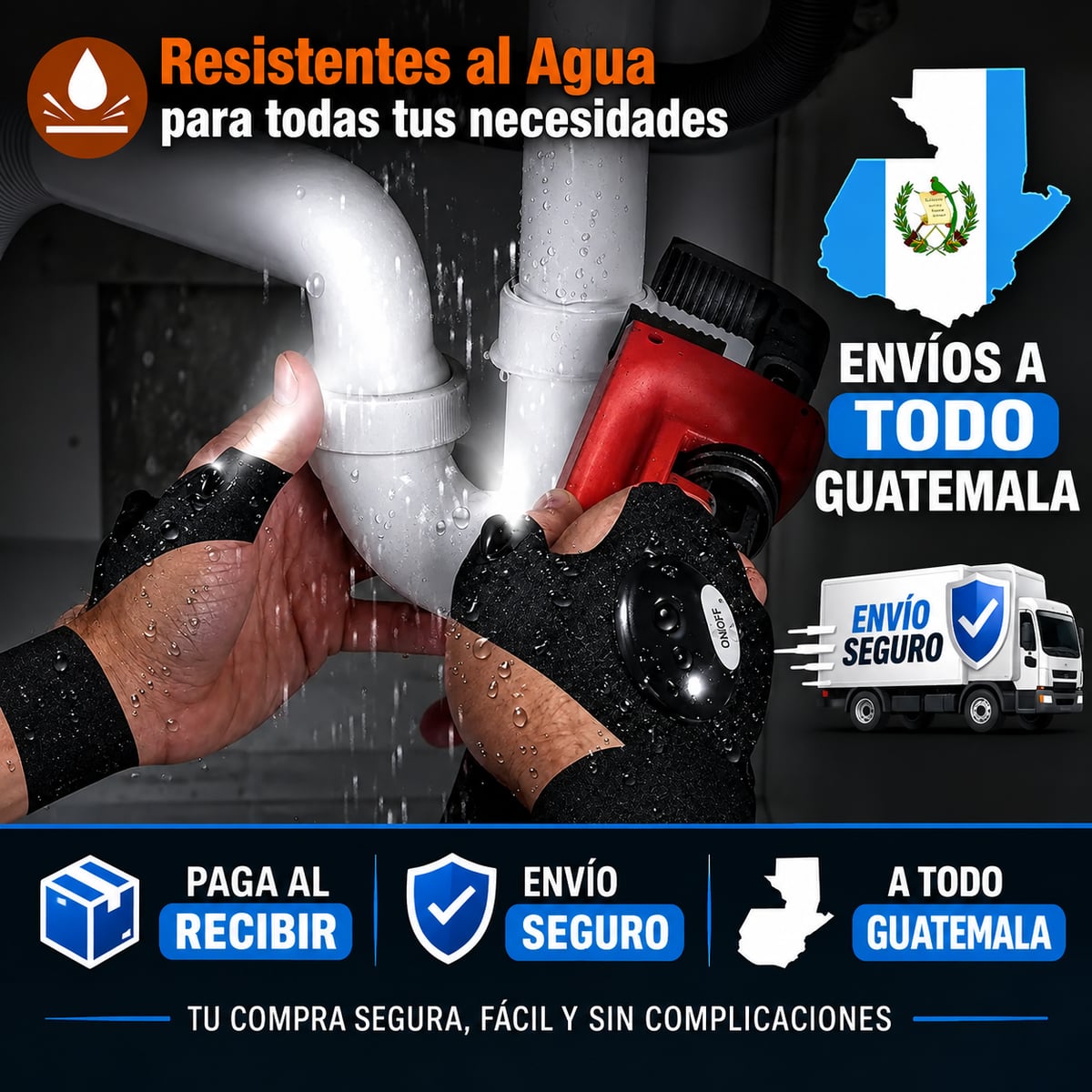 Guantes Linterna LED Profesional™ (izq+der)