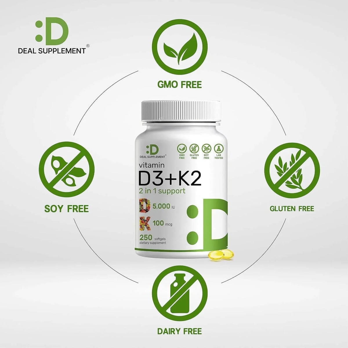 Suplemento de vitamina D3K2 OFERTA 2 x 1 !!✅ 👩🏻⚕️