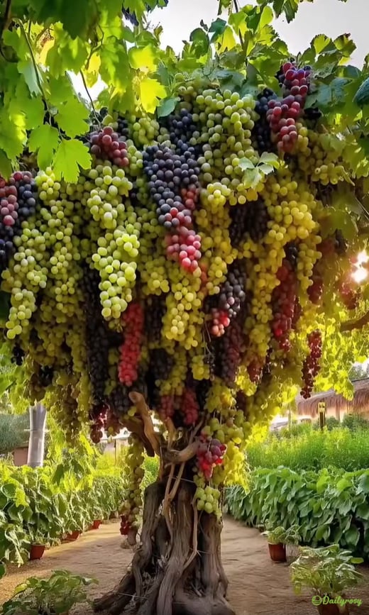 🍇🌿 Uvas gigantes sin semillas – grandes, jugosas y deliciosas 🔥200 semillas