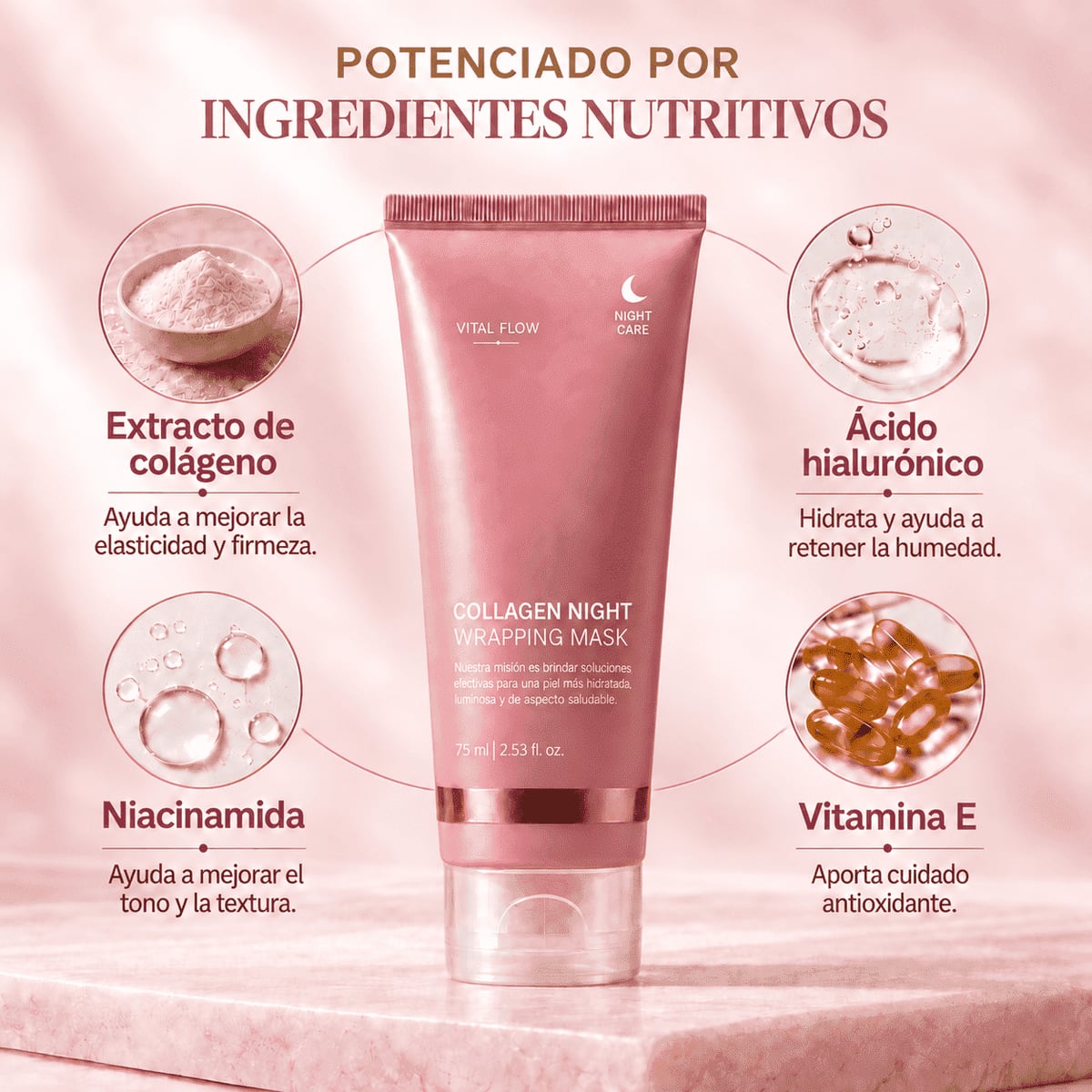 Mascarilla Antiage Coreana de Colágeno