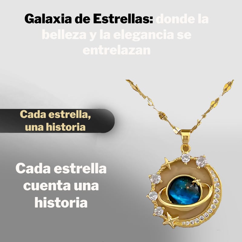 Collar Estrellas Saturno