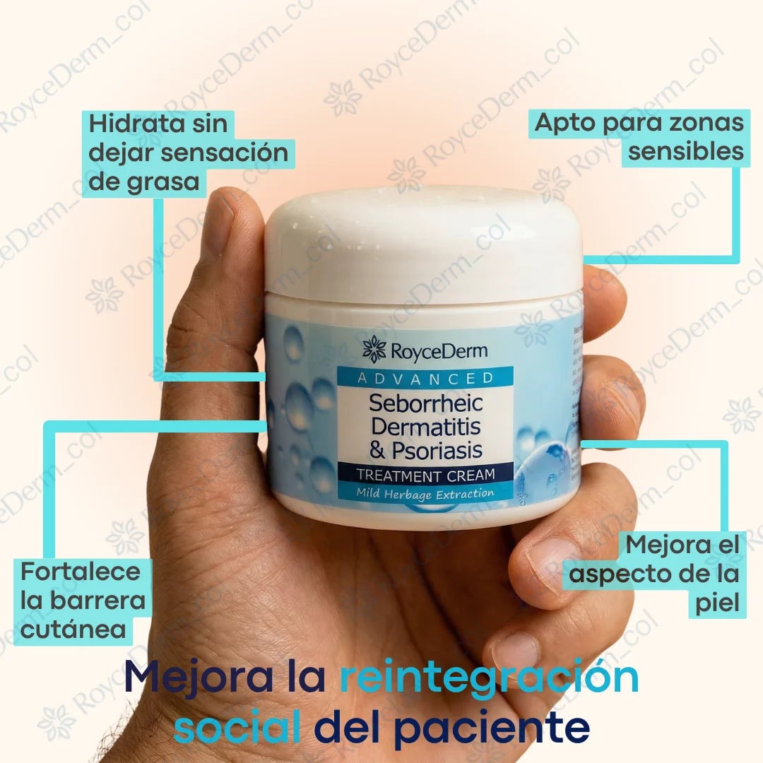 ROYCEDERM – Cuidado para Dermatitis, Psoriasis y Piel Seborreica