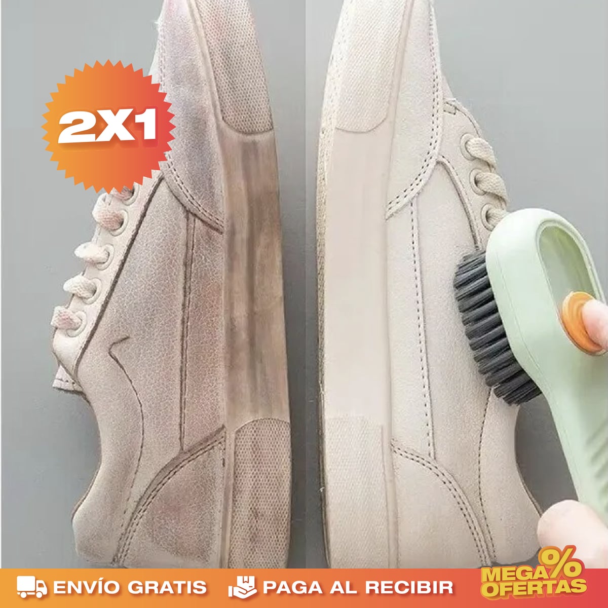 Cepillo Multifuncional – Limpia Cada Rincón Difícil Sin Esfuerzo · 3x1