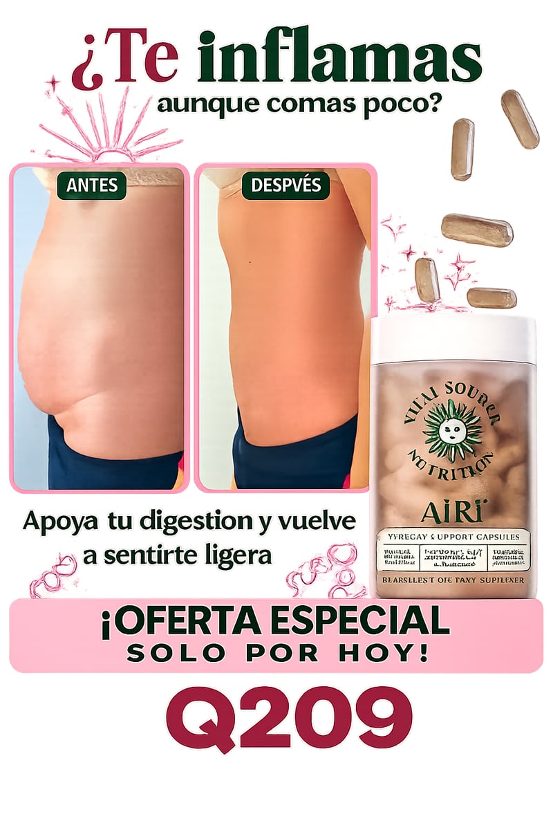 AIRI - apoya tu digestión y vuelve a sentirte ligera