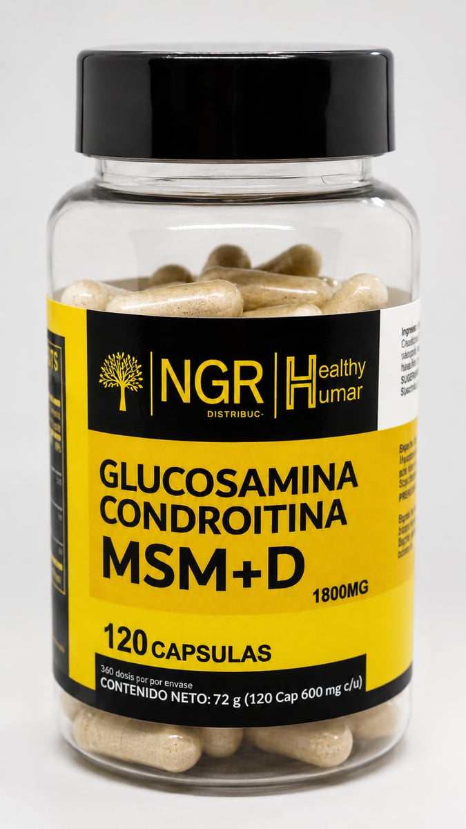 Glucosamina Condroitina MSM+D 1800mg