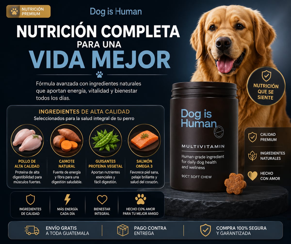 Dog is Human 🐾 Multivitaminico para tu mascota