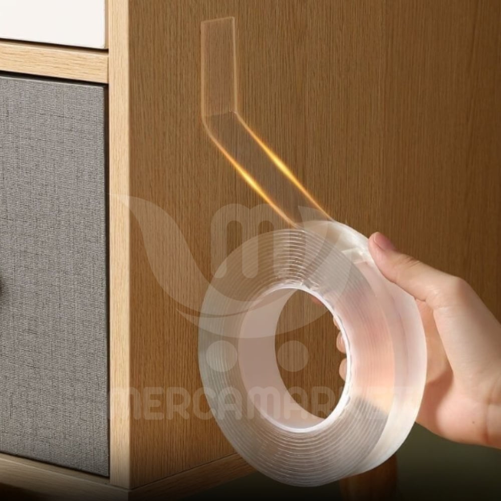 🔥 OFERTA 2x1 Cinta Doble Cara Magica | Fijación Extrema Reutilizable y Lavable