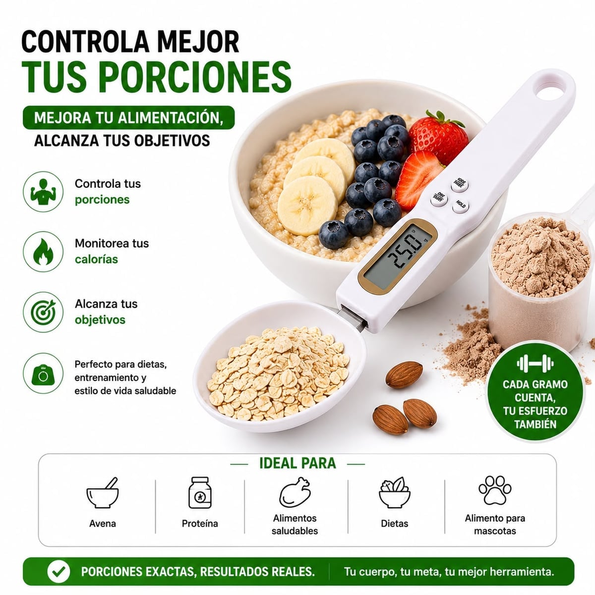 CUCHARA BASCULA. Pesa con precision