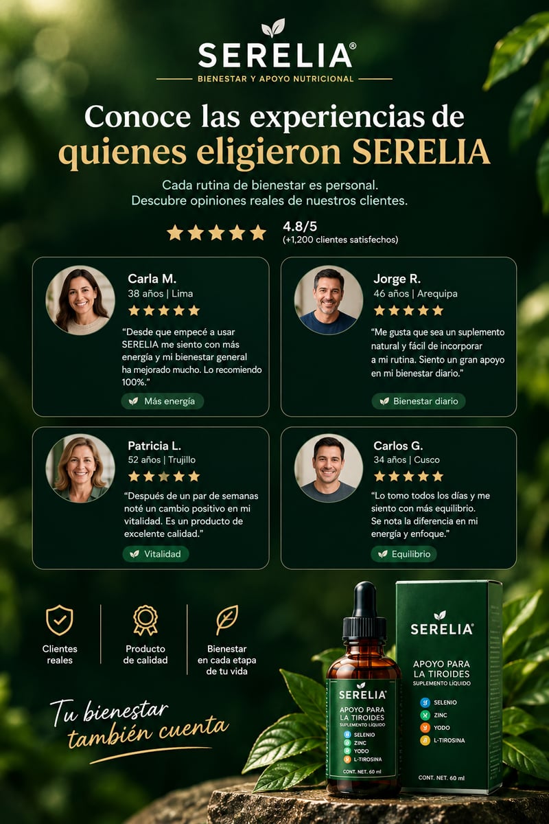 Tu bienestar empieza con SERELIA