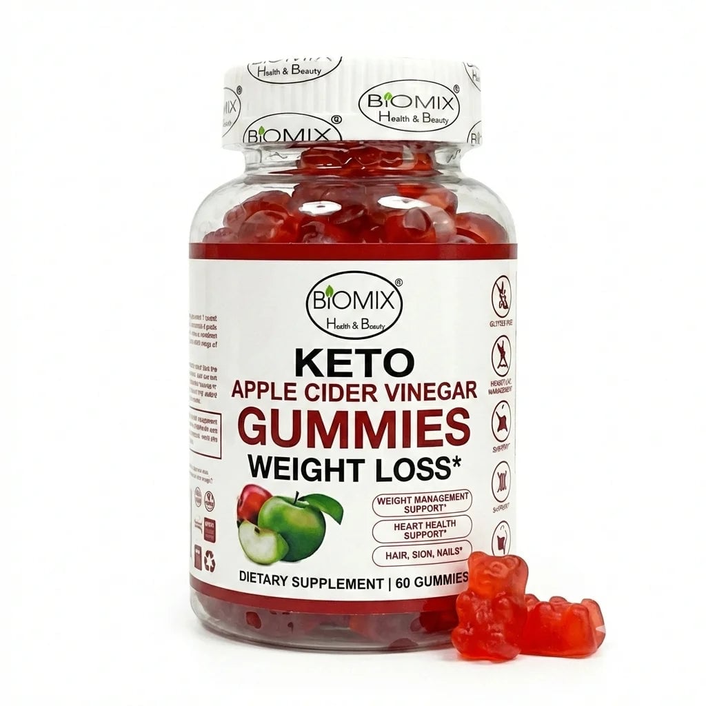 Gomitas Keto Adelgazantes Detox de Vinagre de Sidra de Manzana con la Madre Sin gluten + ENVIO GRATIS