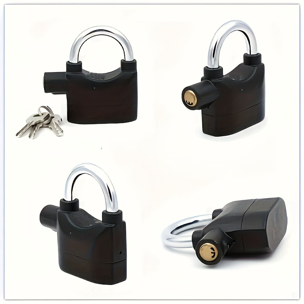 Candado GuardLock 110dB – Alarma Antirrobo para Moto, Bicicleta y Hogar