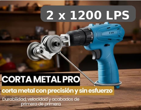 CORTAFAST™ | CORTADOR DE METAL PARA TALADRO+ + ENVÍO GRATIS📦